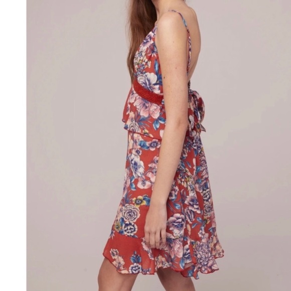 Band of Gypsies Boho Desert Rose Floral Mini Dress, Size medium - Picture 11 of 11